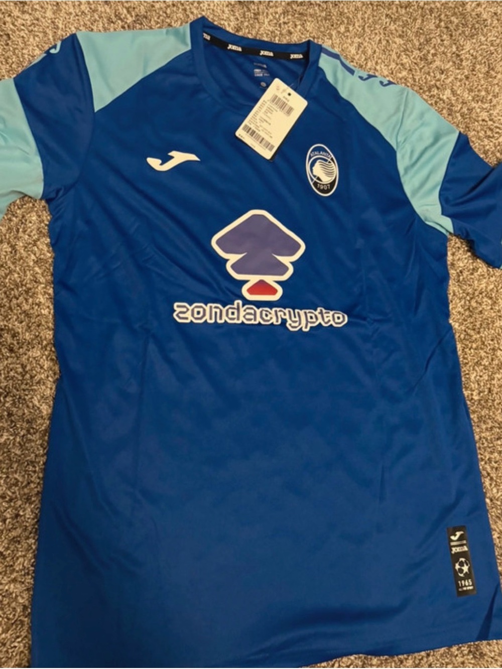Bnwt Joma Atalanta Training Jersey Sz L 2025/2026